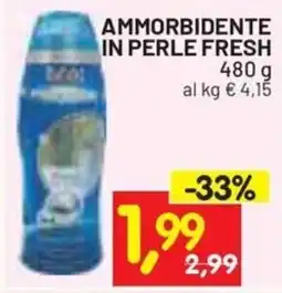 Centro Commerciale Discount Ammorbidente in perle fresh offerta
