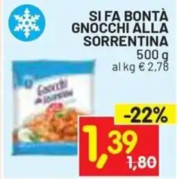 Centro Commerciale Discount Gnocchi alla sorrentina offerta