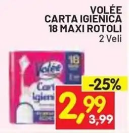 Centro Commerciale Discount Volée carta igienica offerta