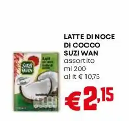 Pam Latte di noce di cocco Suzi Wan assortito offerta