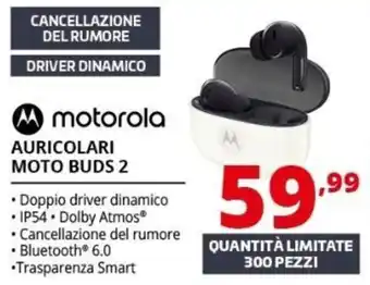 Comet Motorola Auricolari Moto Buds 2 offerta