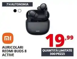 Comet Auricolari Redmi Buds 8 Active offerta