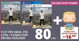 Comet FC27 per Xbox, PS5 e PS4 + Funko pop! erling haaland offerta