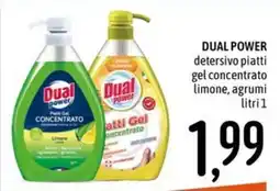 Emisfero Dual power detergente piatti gel concentrato offerta