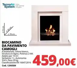 Brico Io Biocamino da pavimento Camogli offerta
