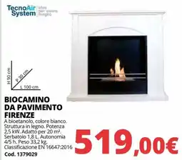 Brico Io Biocamino da pavimento Firenze offerta