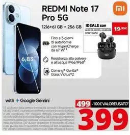 Comet Redmi Note 17 Pro 5G offerta