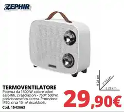 Brico Io Zephir termoventilatore offerta