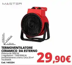 Brico Io Master termoventilatore ceramico da esterno offerta