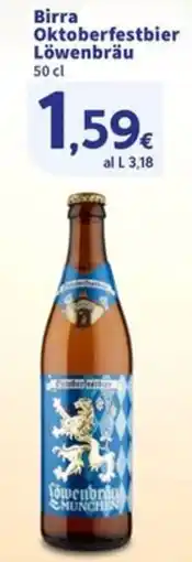 Sigma Birra Oktoberfestbier Löwenbräu offerta