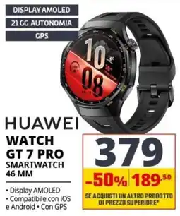 Comet Huawei Watch GT 7 Pro Smartwatch 46 mm offerta