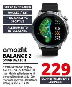 Comet amazfit BALANCE 2 SMARTWATCH offerta