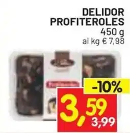 Centro Commerciale Discount Delidor profiteroles offerta