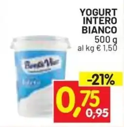Centro Commerciale Discount Yogurt intero bianco offerta