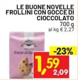 Centro Commerciale Discount Frollini con gocce di cioccolato offerta