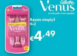 Maxi Supermercati Gillette Venus Comfort Simply Smooth offerta