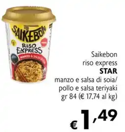 Maxi Supermercati Saikebon riso express STAR offerta