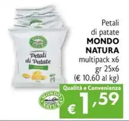 Eurospesa Petali di Patate Mondo Natura offerta