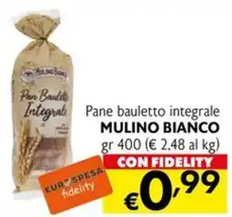 Eurospesa Pane bauletto integrale Mulino Bianco offerta