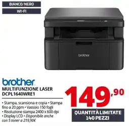 Comet Brother multifunzione laser offerta