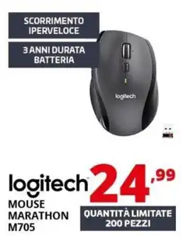 Comet Logitech mouse marathon m705 offerta