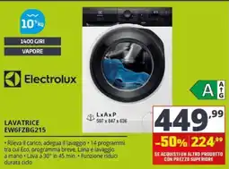 Comet Electrolux Lavatrice offerta
