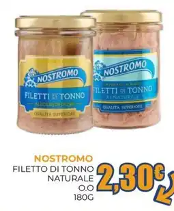 Moderna Nostromo filetto di tonno naturale offerta