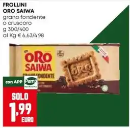 Pam Frollini Oro Saiwa grano fondente offerta