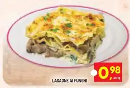 Centro Commerciale Discount Lasagne ai funghi offerta