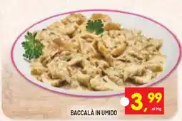 Centro Commerciale Discount Baccalà in umido offerta