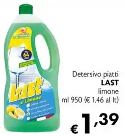 Maxi Supermercati Detersivo piatti LAST limone offerta