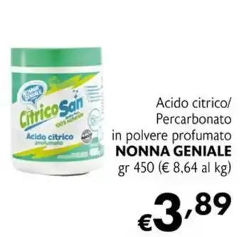 Citrico San Acido citrico profumato