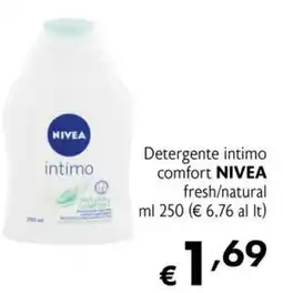Maxi Supermercati Detergente intimo comfort NIVEA fresh/natural offerta