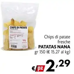 Maxi Supermercati Chips di patate fresche PATATAS NANA offerta