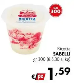 Maxi Supermercati Ricotta Sabelli offerta