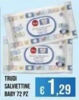 Azzurro Convenienza Trudi salviettine baby offerta