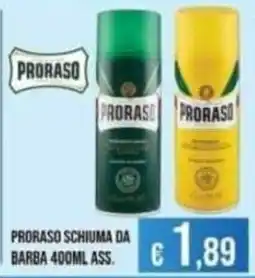 Azzurro Convenienza Proraso schiuma da barba offerta