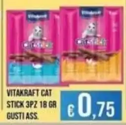 Azzurro Convenienza Vitakraft Cat Stick offerta
