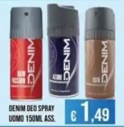 Azzurro Convenienza Denim deo spray uomo offerta