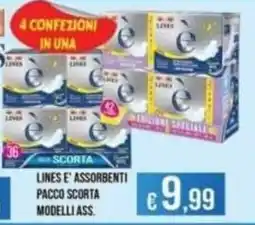Azzurro Convenienza Lines e' assorbenti offerta