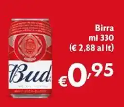 Eurospesa Bud birra offerta