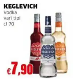Mercati Alimentari Vodka vari tipi Keglevich offerta
