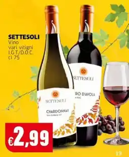 Mercati Alimentari Settesoli vino vari vitigni offerta
