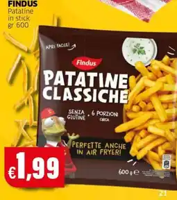 Mercati Alimentari Findus Patatine Classiche offerta
