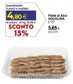 Docks Cash&Carry Filetti di Alici Aquolina offerta
