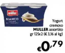 Spak Supermercati Yogurt cremoso MULLER assortito offerta