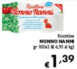 Spak Supermercati Ricottine Nonno Nanni offerta