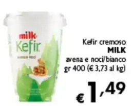 Spak Supermercati Kefir cremoso MILK avena e noci/bianco offerta