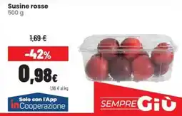 Coop Trentino Susine rosse offerta