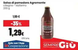 Coop Trentino Salsa di pomodoro Agromonte ciliegino offerta